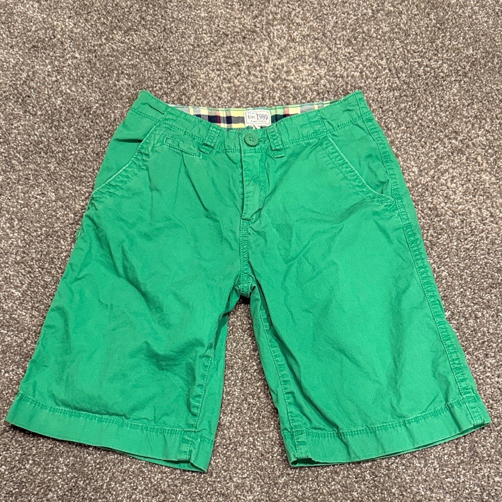 The Children's Place Vibrant Green Kids Shorts